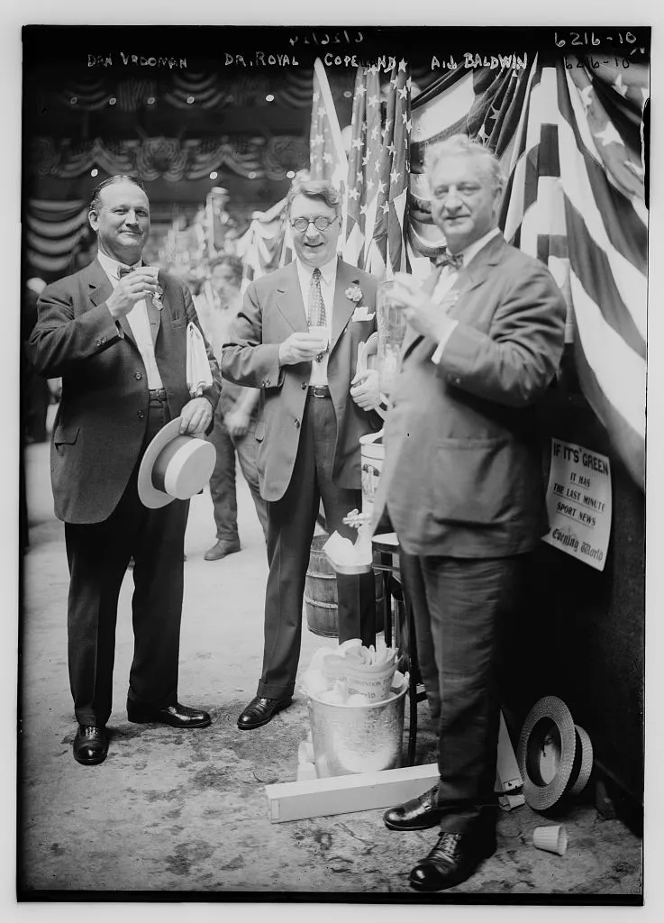 Men standing at 1924 DNC