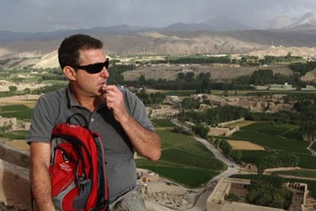 Joshua Hammer in Bamiyan