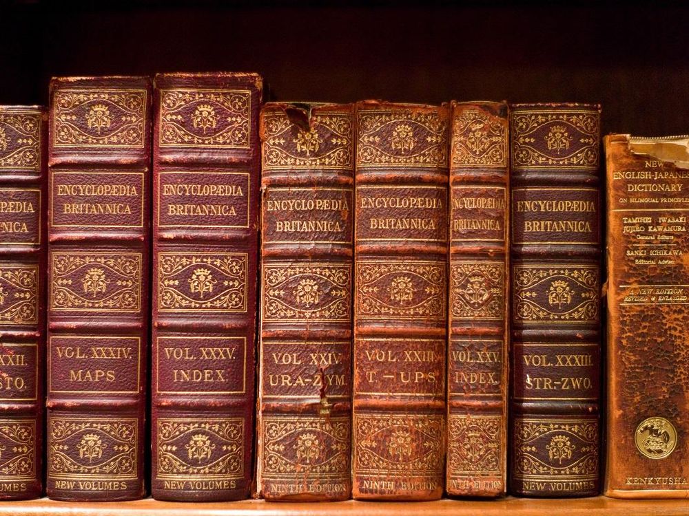 Volumes of Encyclopedia Britannica