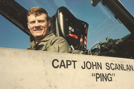 The author, in his salad days, having graduated from the F-4S to the F/A-18D.