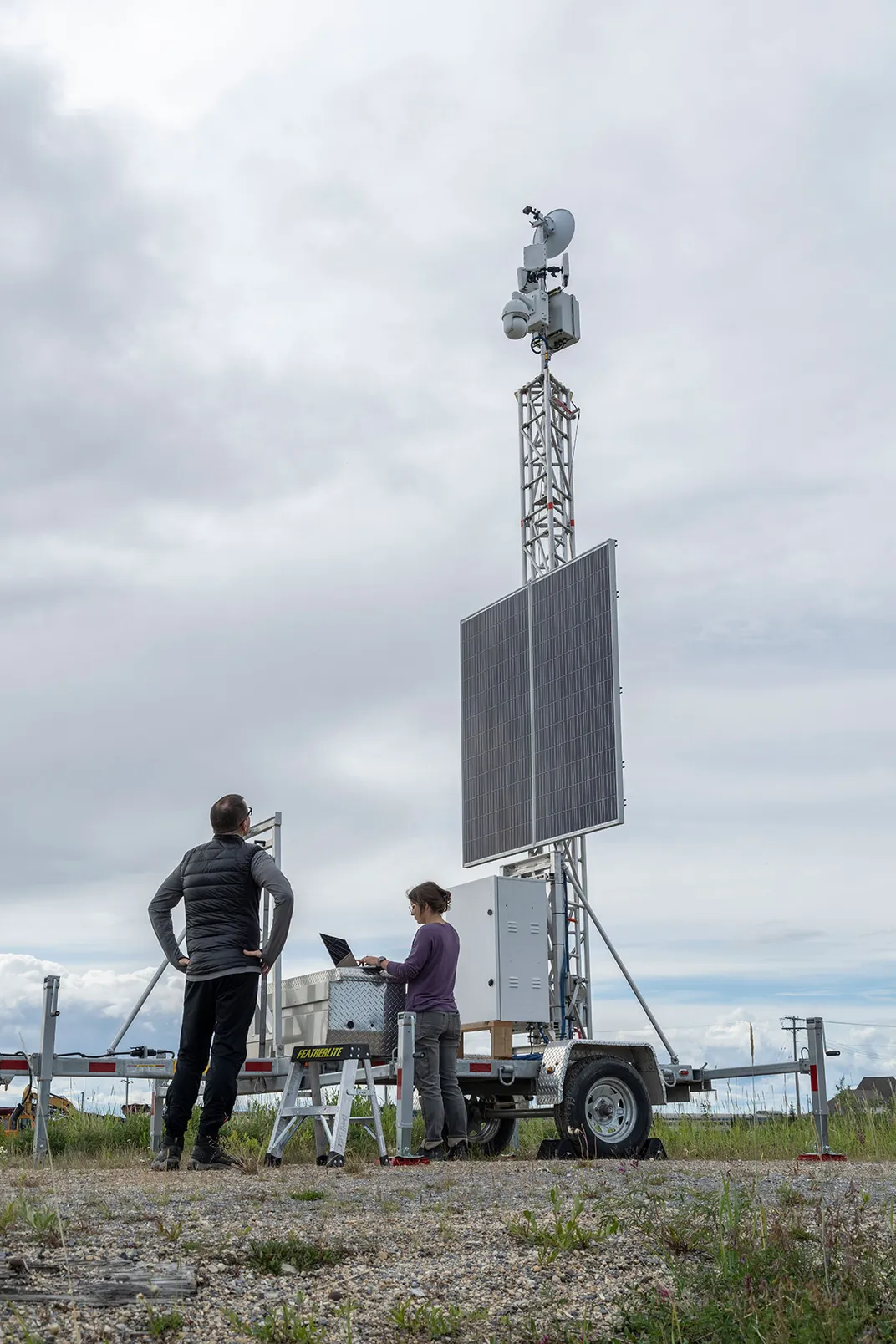 Radar Tower For Detecting Polar Bears