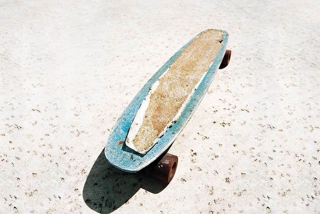 Tony Hawk's first skateboard