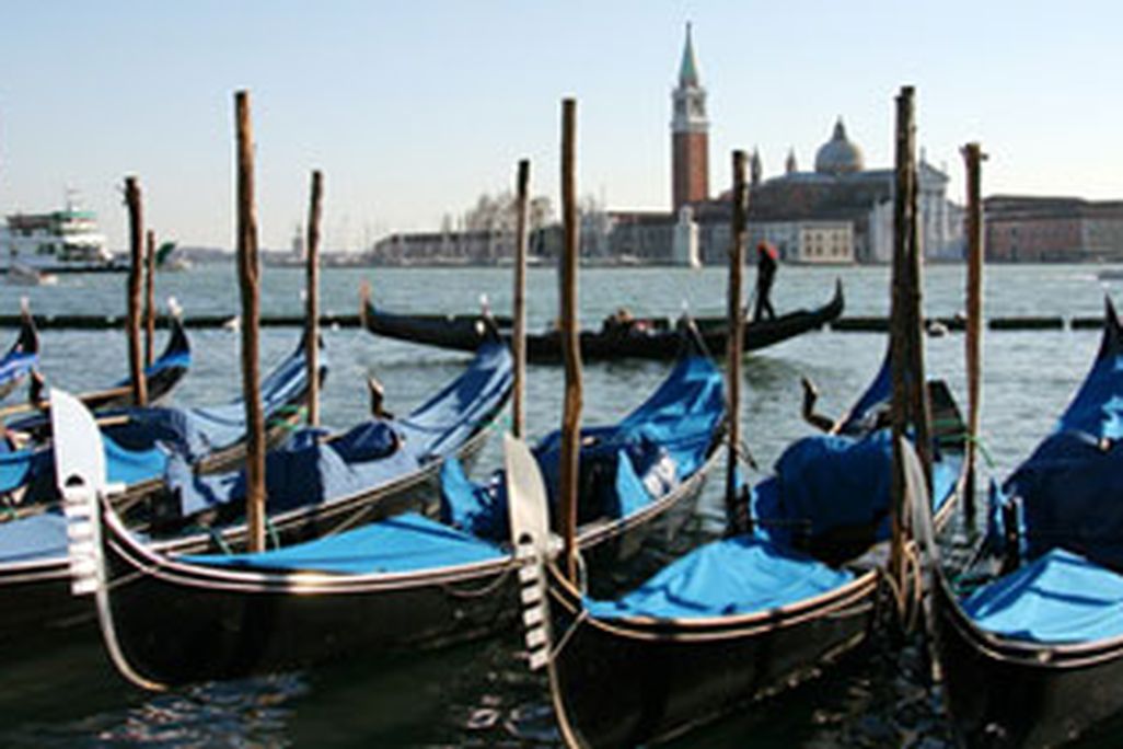 Venice Italy Gondolas