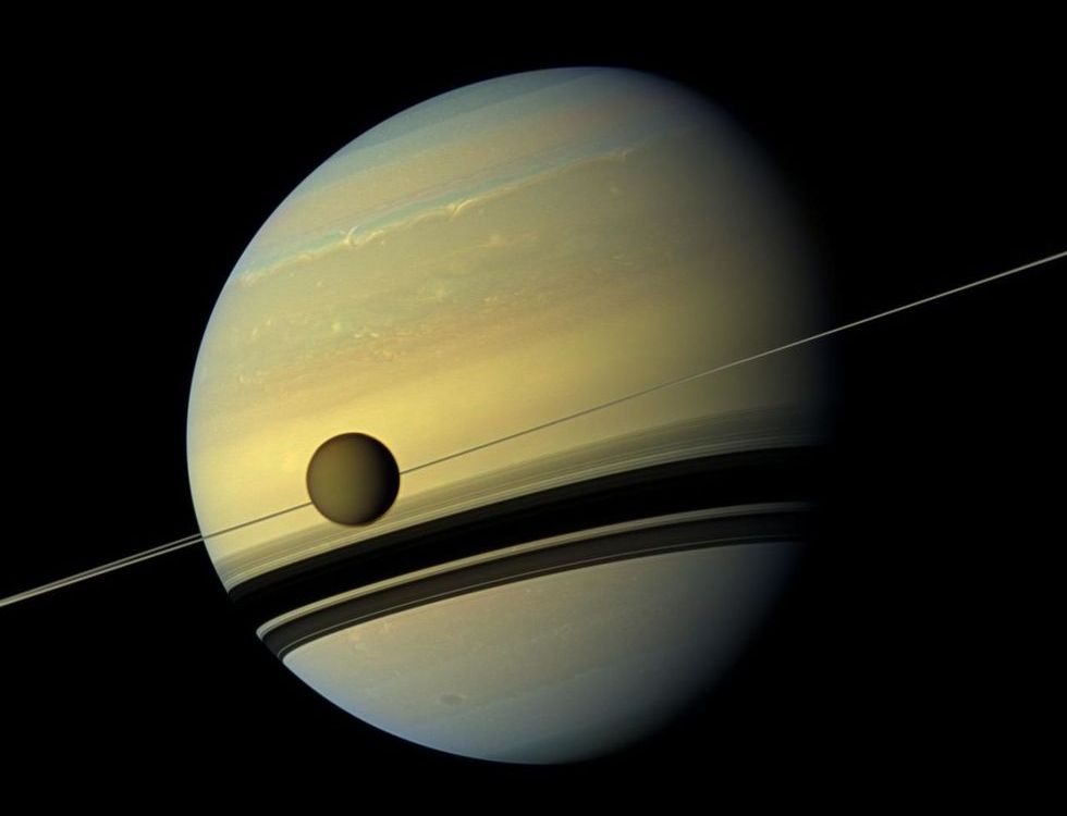 Titan and Saturn