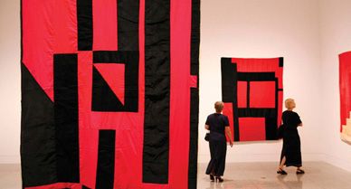"All I know is that the museum's a better place because of the Gee's Bend exhibitions," says Peter Marzio, director of the Museum of Fine Arts, Houston (shown here). "They expand the sense of what art can be." The new show (quilts are by Loretta P. Bennett) opened in Houston in June.