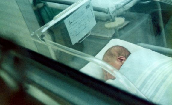 The baby who was cured of HIV hasn’t been identified, but here’s another random picture of a baby in a hospital.