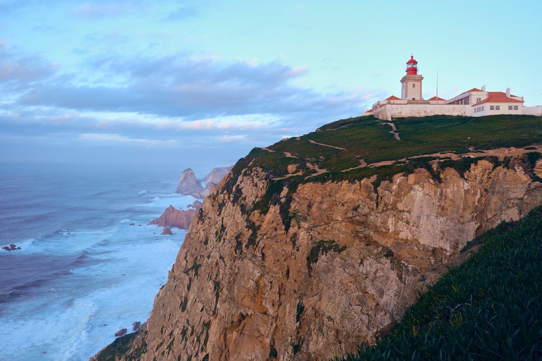The lighthouse at Cabo da Roca, Portugal