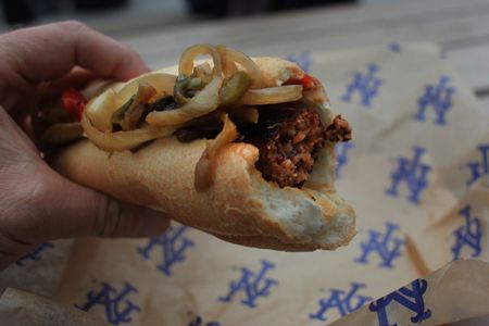 A Citi Field hotdog. How does it compare with your home ballpark's?