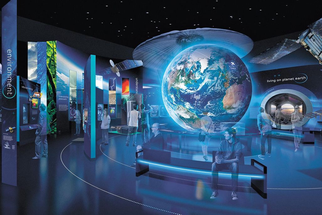 rendering of the One World Connected gallery