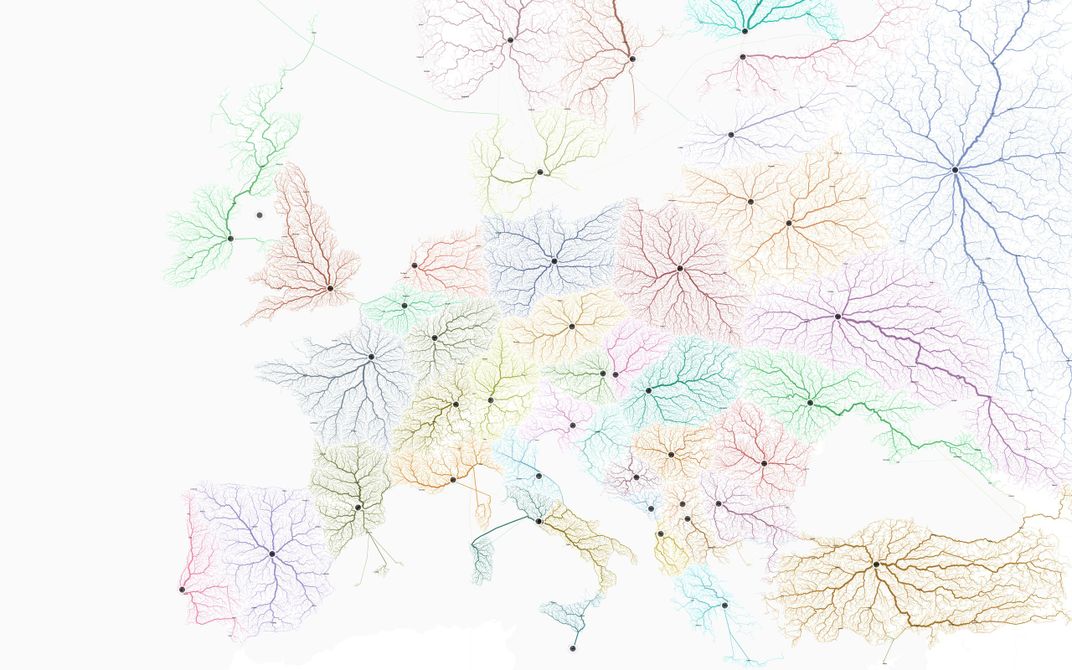 The Many Roads That Lead to Rome, Visualized
