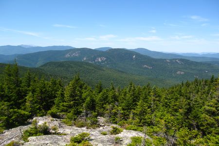 The summit of Caribou-Speckled Mountain