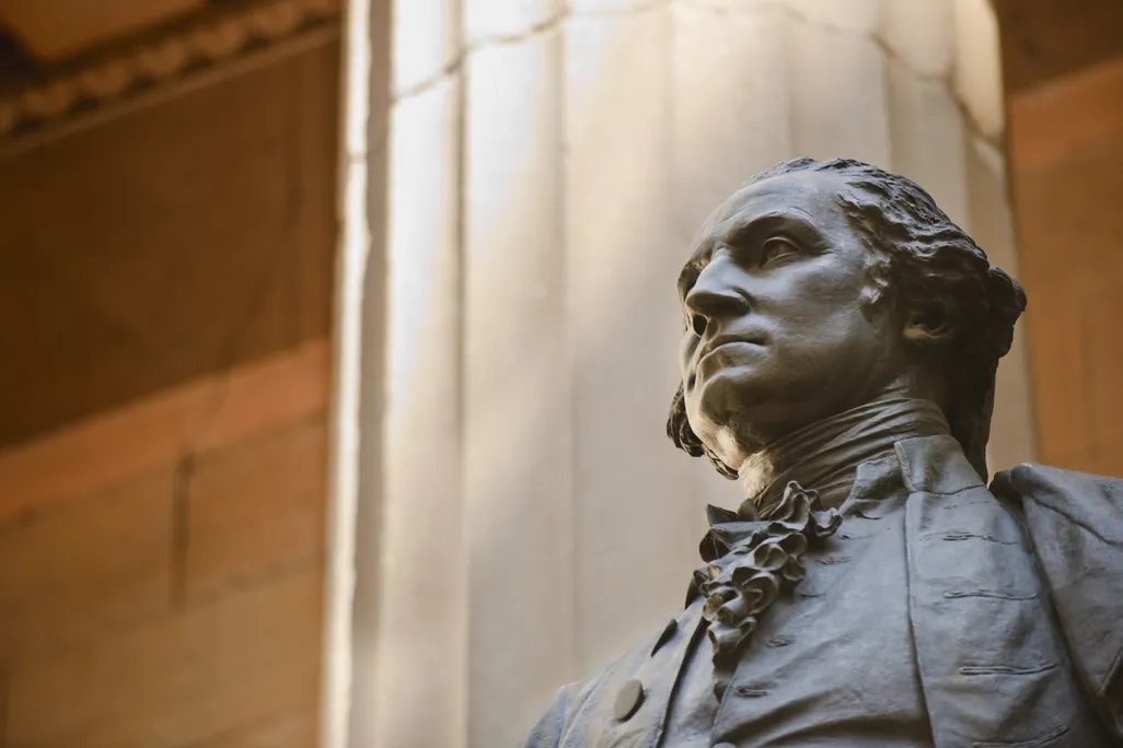 George Washington Statue (stock image)