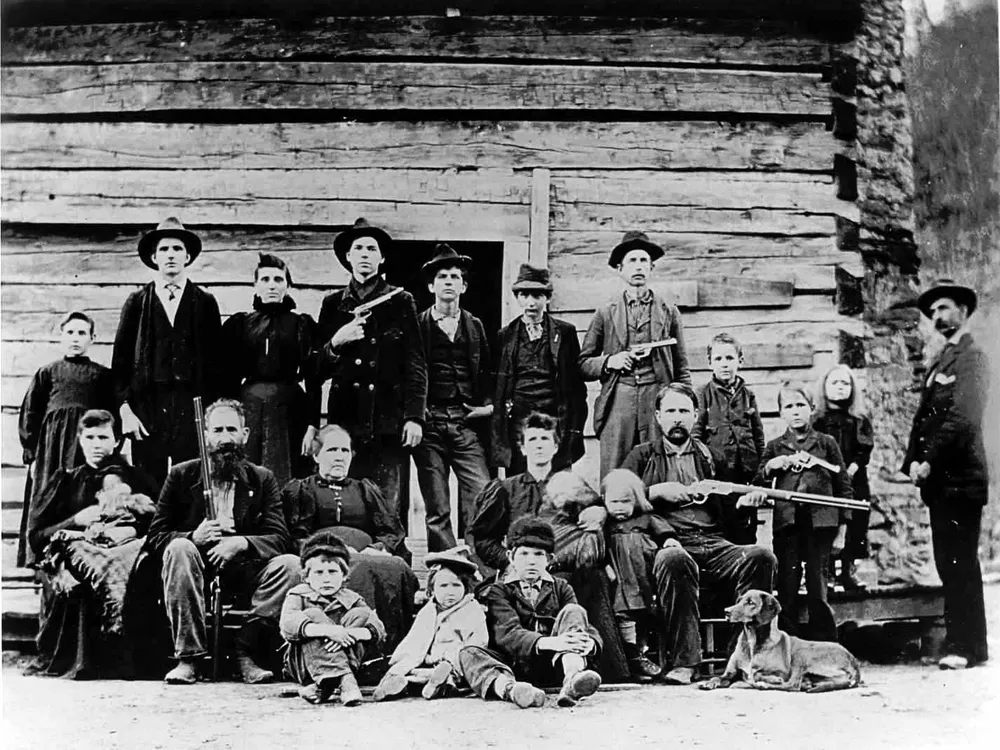 The Hatfield clan in 1897