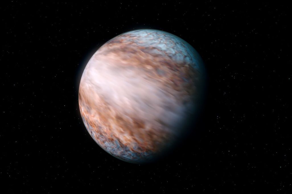 An artist’s visualisation of WASP-127b