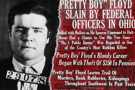 Charles Arthur "Pretty Boy" Floyd was a Depression-era outlaw who earned the title of the nation's "public enemy No. 1."