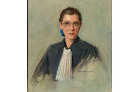 “Armed with a fierce intelligence and a love of analytical reasoning, Ginsburg (by Everett Raymond Kinstler, 1996)  fought passionately for all Americans to have equal representation under the law and inspired women in particular, to believe in themselves to make positive change,” say Kim Sajet, director of the National Portrait Gallery.