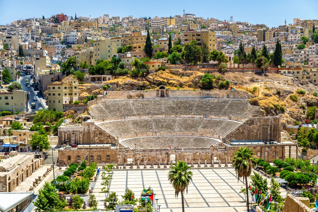 The Roman Amphitheater in Amman