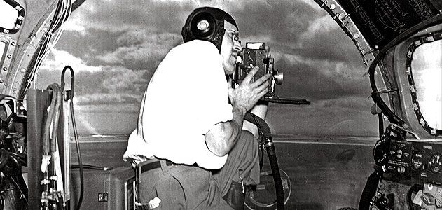 A crew member filmed cloud behavior.