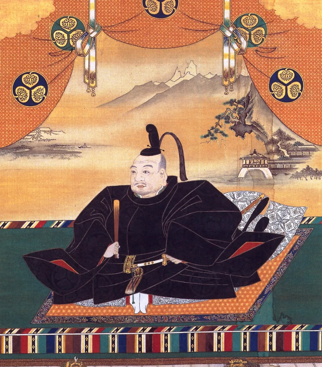 A portrait of Tokugawa Ieyasu