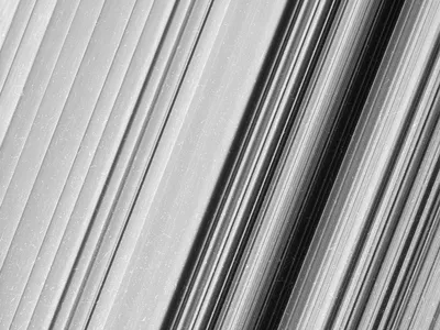 This image shows a region in Saturn's outer B ring. NASA's Cassini spacecraft viewed this area at a level of detail twice as high as it had ever been observed before. And from this view, it is clear that there are still finer details to uncover. Researchers have yet to determine what generated the rich structure seen in this view, but they hope detailed images like this will help them unravel the mystery.