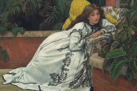 Works like Tissot&#39;s&nbsp;The Convalescent (1872), pictured here,&nbsp;reflect&nbsp;a sense of unease over a modernizing society that was sweeping women up in its fray.