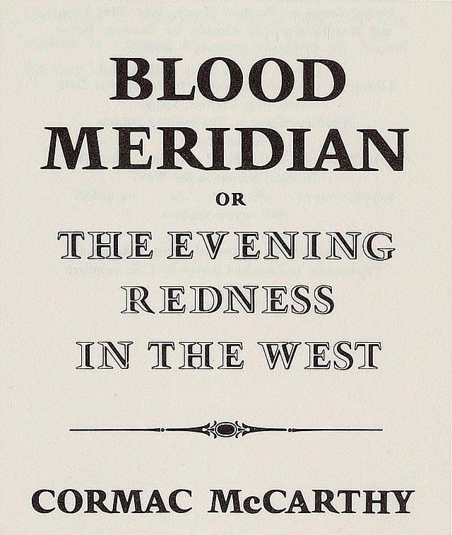 Blood Meridian cover