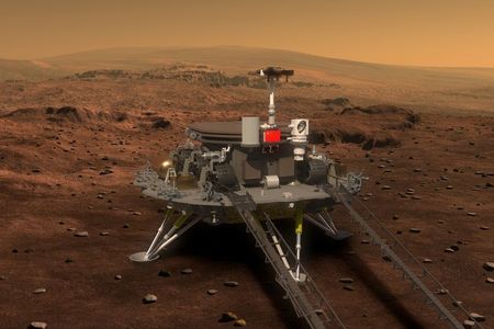 With Chang'e-5 having just returned samples from the moon, China's next extraterrestrial landing (by Tianwen 1, shown in an artist's conception) will be on Mars in February 2021.