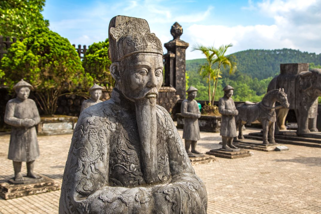 Tomb area of Khai Dinh, Hue