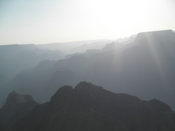 A Hazy Afternoon At The Grand Canyon thumbnail