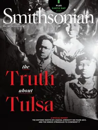 Cover of Smithsonian magazine issue from April 2021