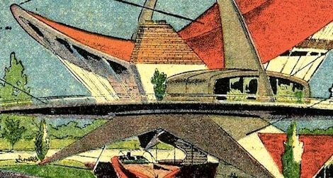 The solar powered house of the future from 1959