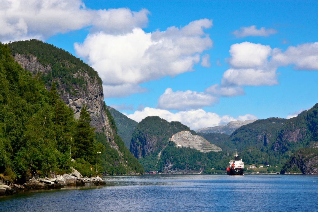 The fjord near Bergen