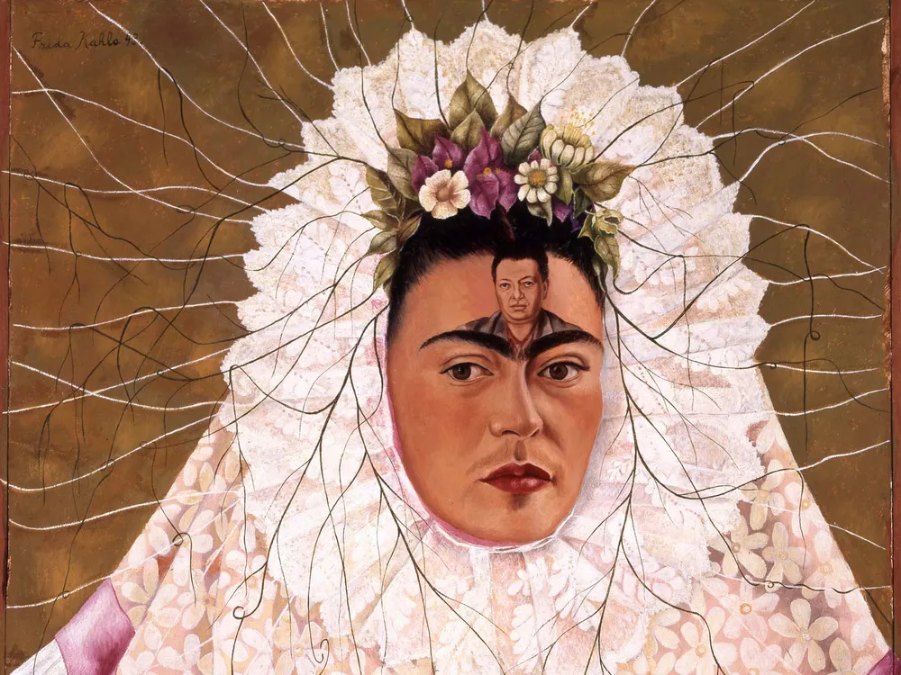 Frida Kahlo's Diego on My Mind (Self-portrait as Tehuana) (1943)