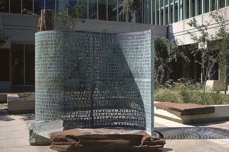 Kryptos, displayed in a courtyard of the CIA’s Langley, Virginia, headquarters, has long puzzled codebreakers.