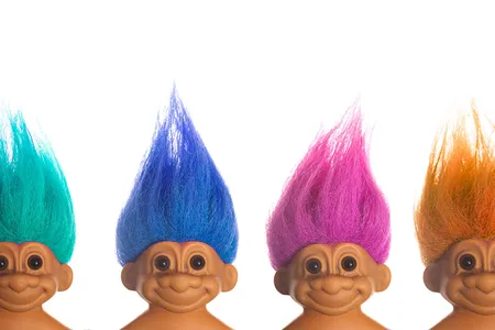 Danish sculptor Thomas Dam produced the original troll doll.