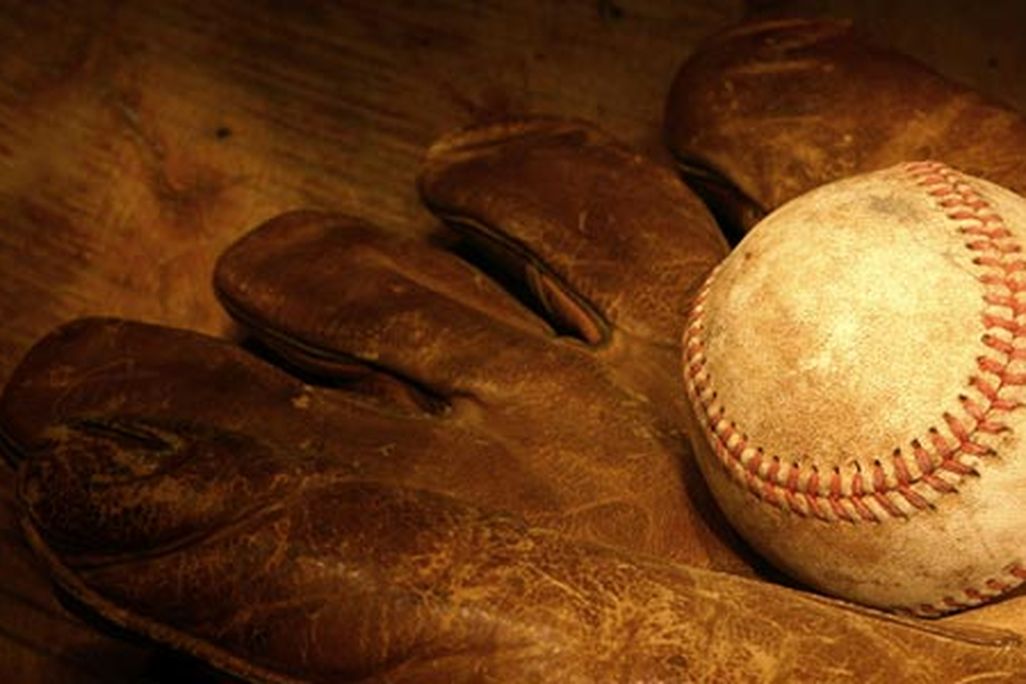 baseball and glove