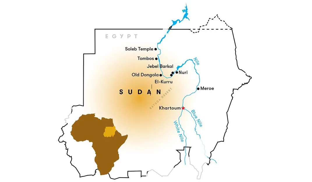 Map of Sudan