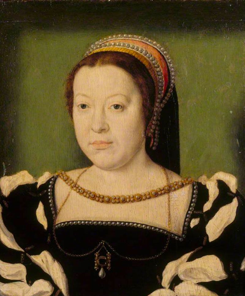 Portrait of a young Catherine de' Medici, circa 1536