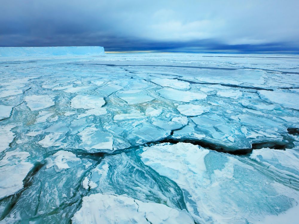 Antartica ice