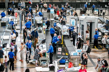Travelers flying out of Denver's airport can now make a reservation for the A-Bridge security checkpoint.
