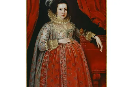 Marcus Gheeraerts II, Portrait of a Woman in Red, 1620 