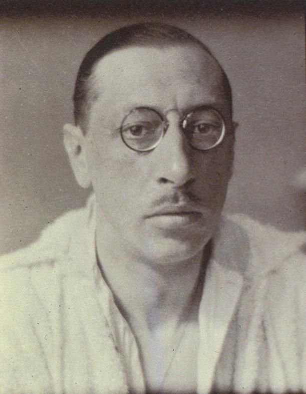 Igor Stravinsky by Alvin Langdon Coburn. Gelatin silver print, 1921