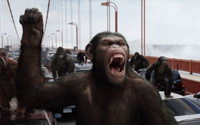 Still from Rise of the Planet of the Apes