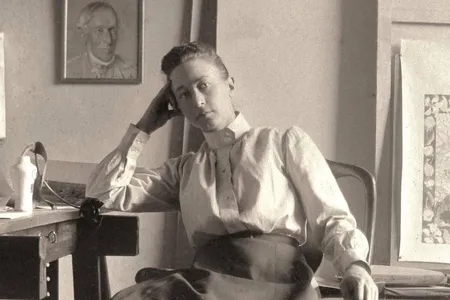 Hilma af Klint, pictured in her studio circa 1885