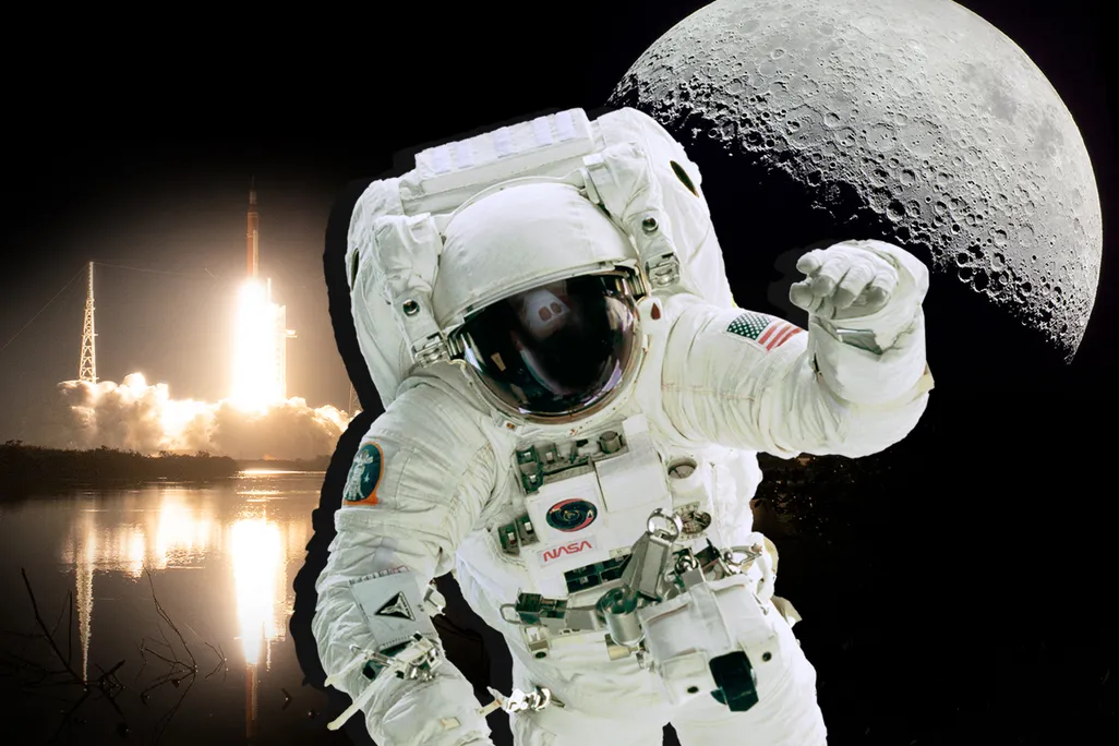 NASA Astronaut and Artemis Launch
