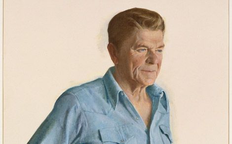 Ronald Reagan, by Aaron Shikler