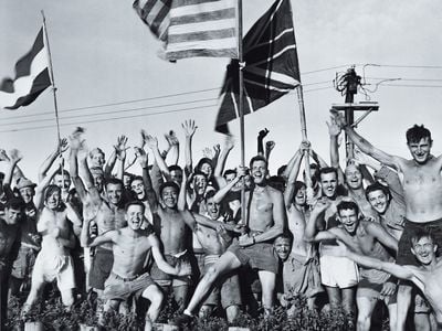 men in Japanese prison camp Navy was liberating