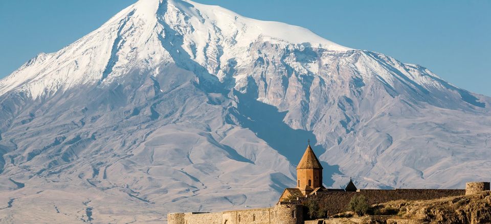  Khor Virap Monastery with the Arat Mountains, Armenia 