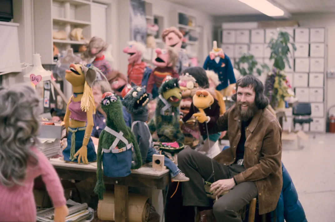Jim Henson working on "The Muppet Show: Sex and Violence"