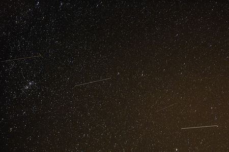 The meteor shower is named for the Orion constellation because that’s where the meteors seem to emerge from. 